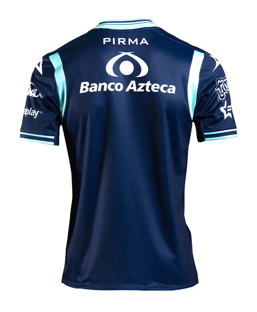 Camisa Reserva Club Puebla 2024-25 3D Printed BreathableSweat Absorbing Motorcycle Sports Shirt, Quick Drying Motorcycle T-shirt
