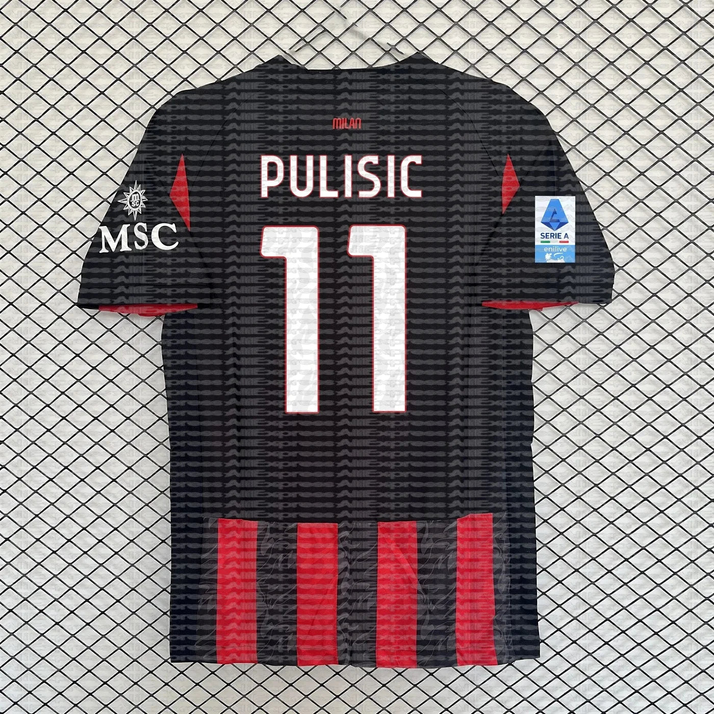 2025 Best-selling New 3D Printed AC Milan Soccer Jersey for Men and Women, Quick-drying Shirt Breathable MOTO Trendy T-shirt