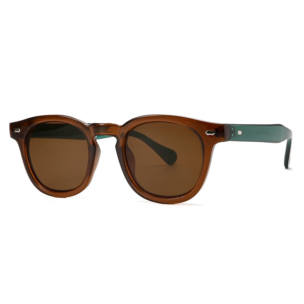 DDDLONG Retro Fashion Round Sunglasses Women Men Sun Glasses Classic Vintage UV400 Outdoor Shades D528