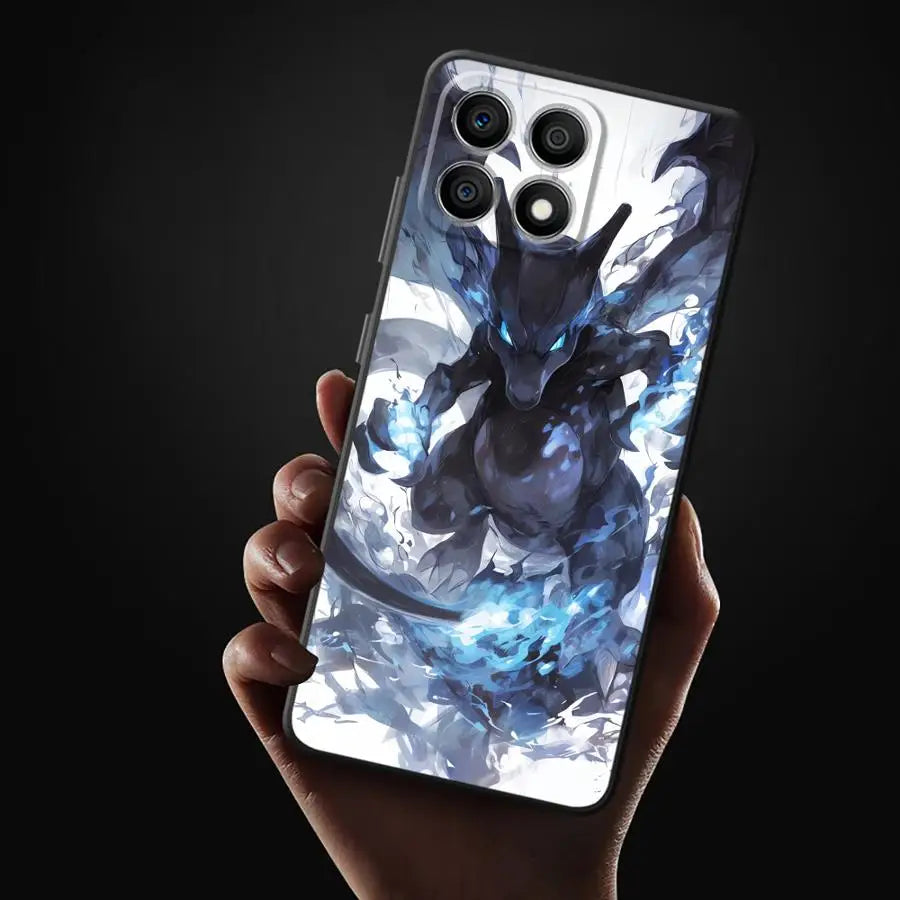 Case for Huawei Honor X8 X8a 90 Pro X9a 8X 70 X7 Magic5 X6 X6a P30 P20 Lite P40 Soft Funda Phone Cover Anime Pokemon G-Gengar