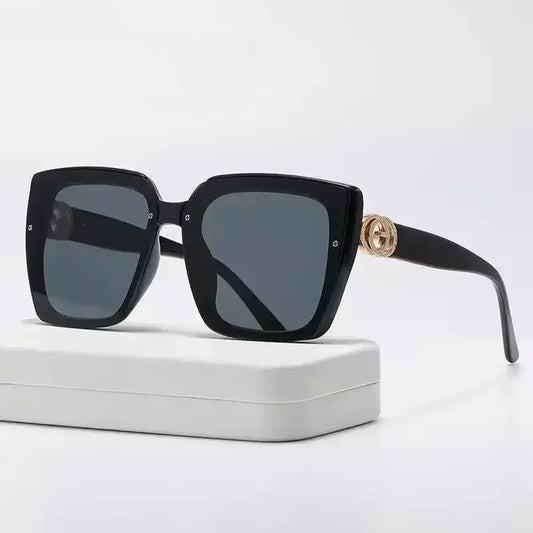 New Fashion Brand Designer Sunglasses Women Vintage Rays Mirror Square Party Travel Luxury Letter Shades Sun Glasses UV400 - ST Superstore
