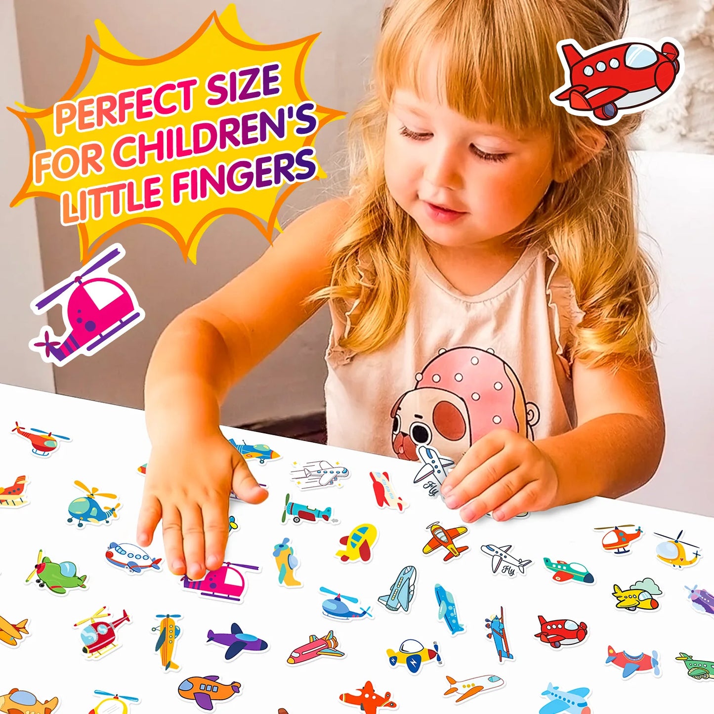 10/25/50pcs Mixed Cartoon Airplanes Plane Stickers for DIY Kids Toy Scrapbooking Stationery Water Bottle Phone Laptop