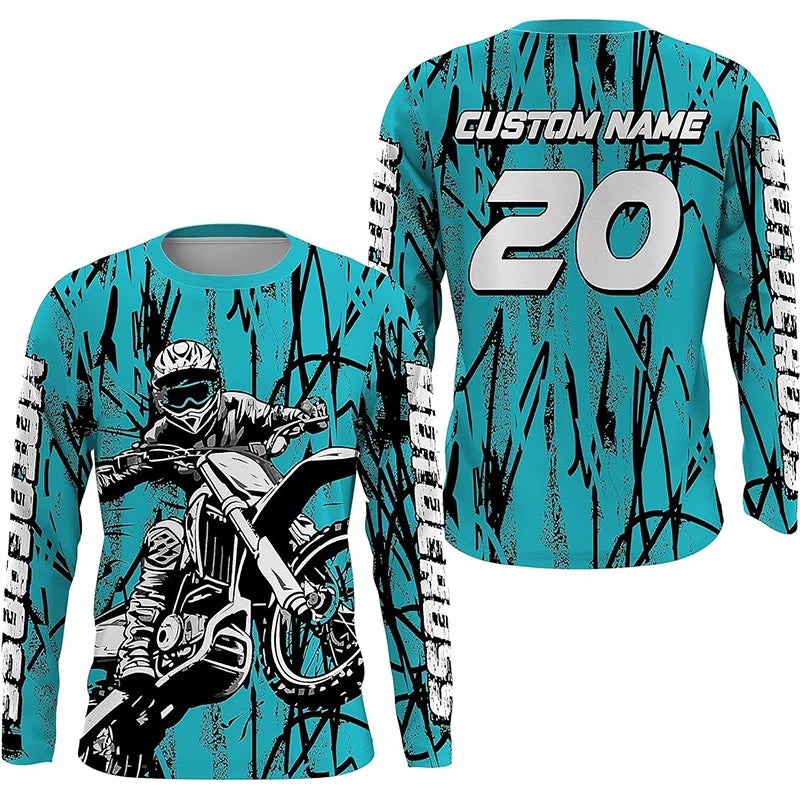Men's Sportswear Mountain Enduro Bike Clothing Bicycle Moto Downhill T-shirt Hpit Fox Women Men Cycling Jersey MTB Shirts BMX