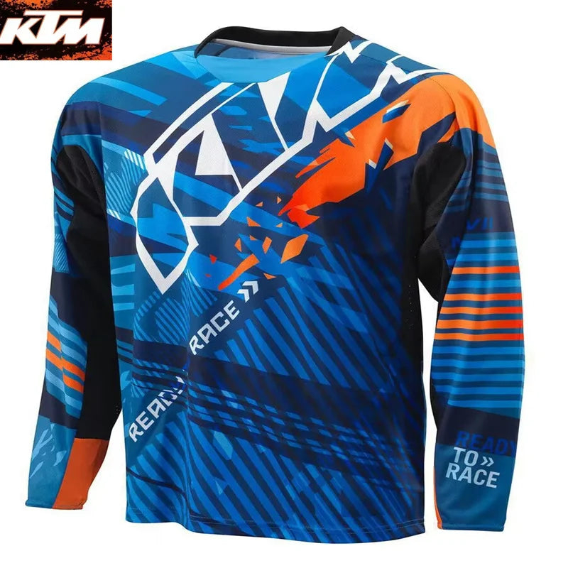 2025 MOTO Downhill Sweatshirt KTM mtb Mountain Bike Downhill Shirt Motocross Sweatshirt Cross Country Bike Enduro DH