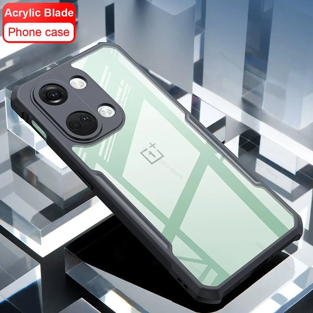 Acrylic Clear Hard PC Back Cover For Oneplus Nord 3 Case Camera Shockproof Funda One Plus Nord3 CE 3 Lite N30 CE3 5G Phone Capas
