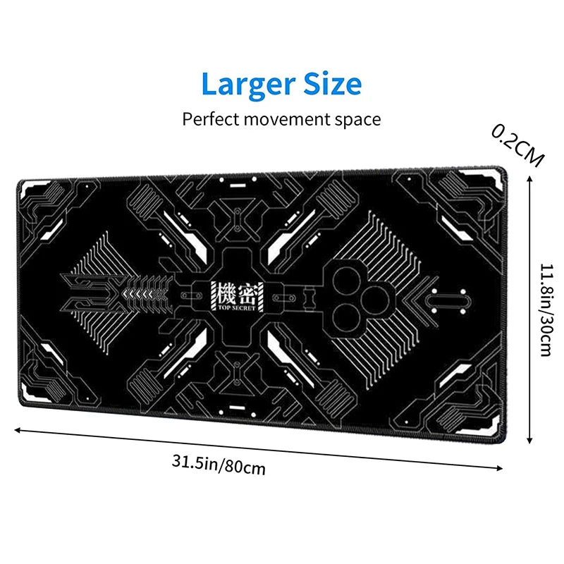 XXL Keyboard Mouse Pad Extra Large Male Gaming Esports Keyboard Pad EVA Laptop Desk Pad Mouse Pad Accessories For Office Game