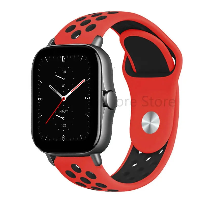 20mm 22mm Bracelet for Amazfit strap Silicone GTS/2/2e/GTS2 Mini/GTR 42mm/47mm/GTR2/2e/stratos 2/3 Sport Watch band Amazfit bip