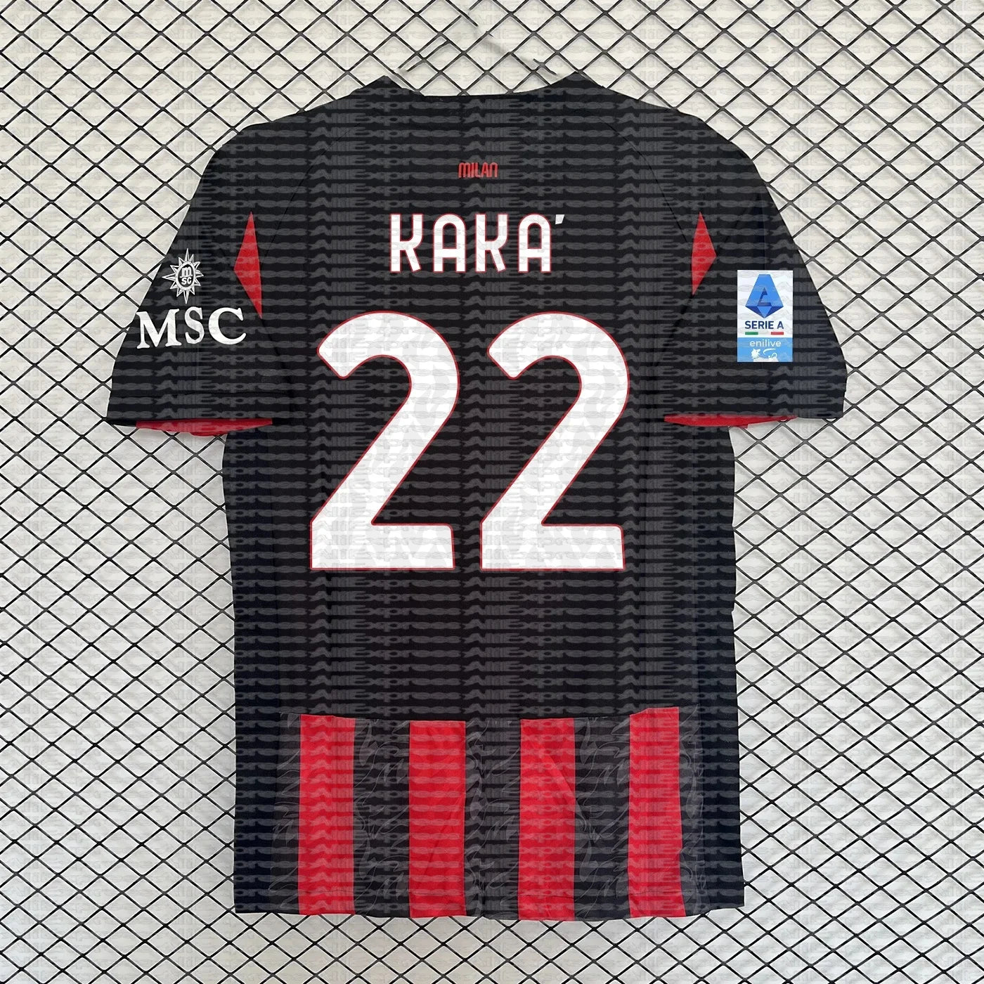 2025 Best-selling New 3D Printed AC Milan Soccer Jersey for Men and Women, Quick-drying Shirt Breathable MOTO Trendy T-shirt