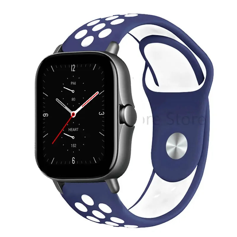 20mm 22mm Bracelet for Amazfit strap Silicone GTS/2/2e/GTS2 Mini/GTR 42mm/47mm/GTR2/2e/stratos 2/3 Sport Watch band Amazfit bip