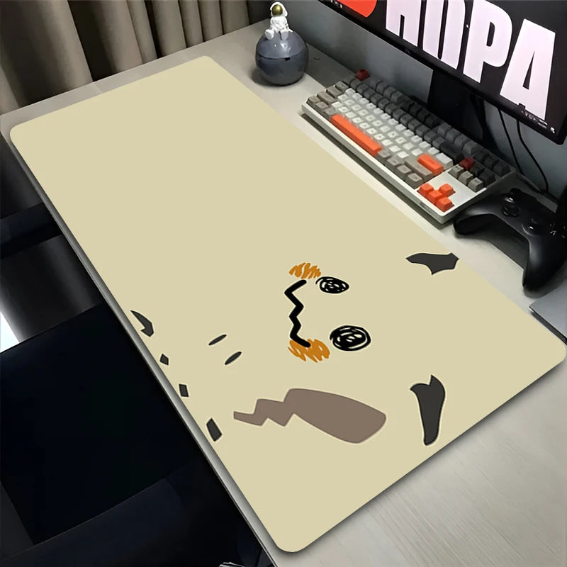 Mouse Pad Gamer XXL Custom Mouse Mat P-pokemon Mimikyu Desk Mats Table of Office Carpet Gamer Natural Rubber Mice Pad Mousepad
