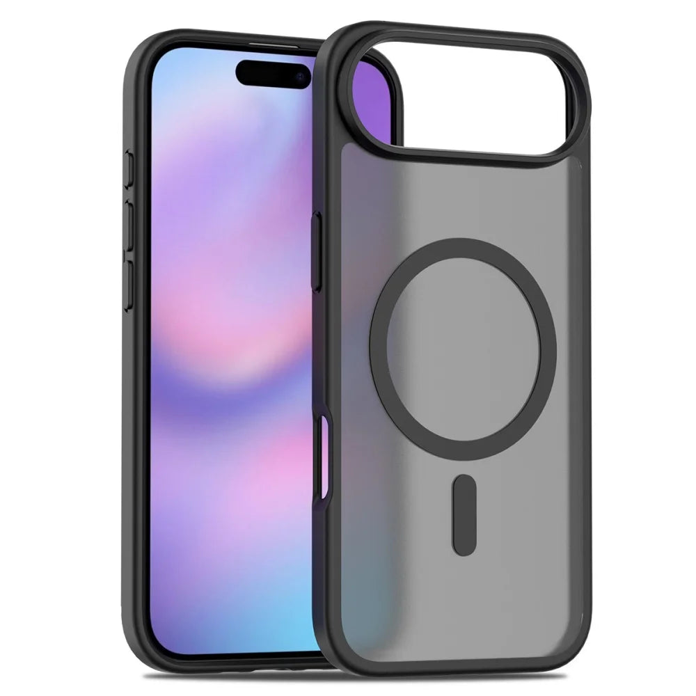 Matte For Magsafe Magnetic Case For iPhone 17 Air 16 15 14 13 12 11 Pro Max Plus SE4 16e Mini Wireless Charge Hard Armor Cover