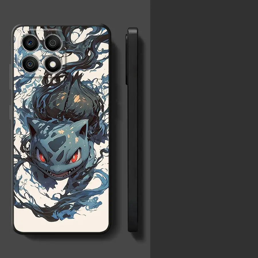 Case for Huawei Honor X8 X8a 90 Pro X9a 8X 70 X7 Magic5 X6 X6a P30 P20 Lite P40 Soft Funda Phone Cover Anime Pokemon G-Gengar