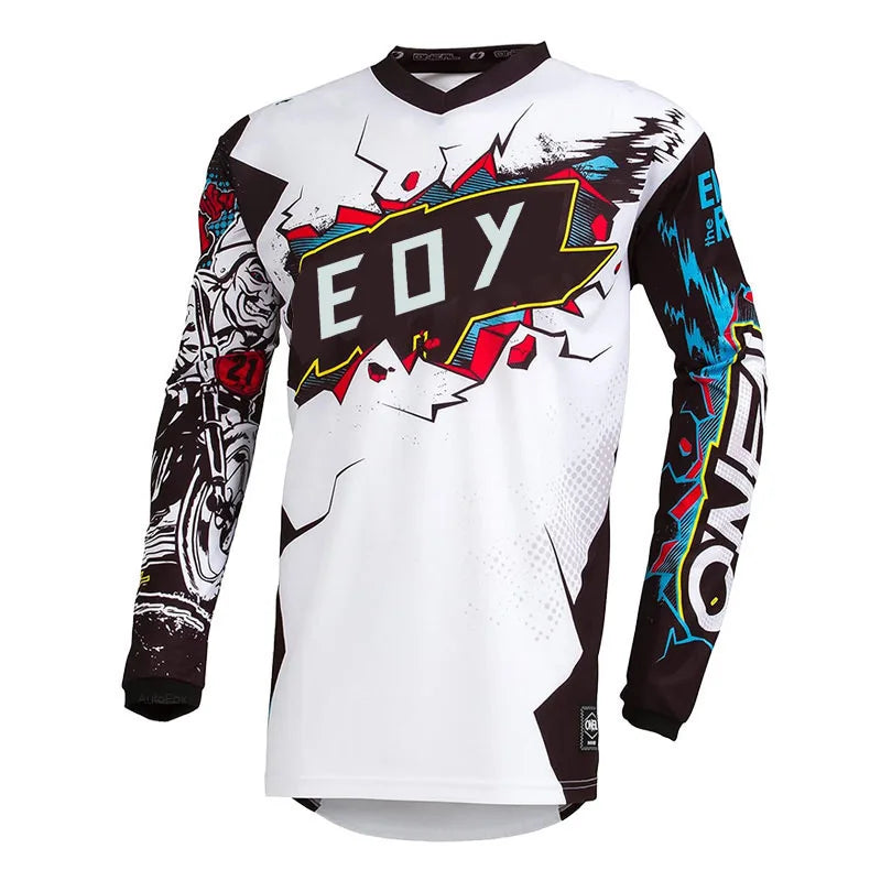 Motorcycle Jersey Eoy Quick Dry Mountain Bike T-Shirt Long Sleeve Downhill Jersey MTB T shirt Moto Camo Breathable