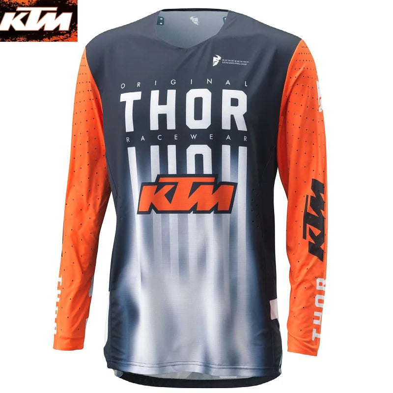 2025 MOTO Downhill Sweatshirt KTM mtb Mountain Bike Downhill Shirt Motocross Sweatshirt Cross Country Bike Enduro DH
