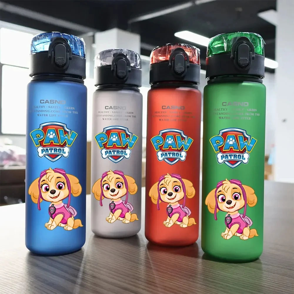 PAW Patrol 560ML Water Cup Chase Marshall Outdoor Portable Children's Plastic Large Drink Bottles Student Sport Water Cup Gifts