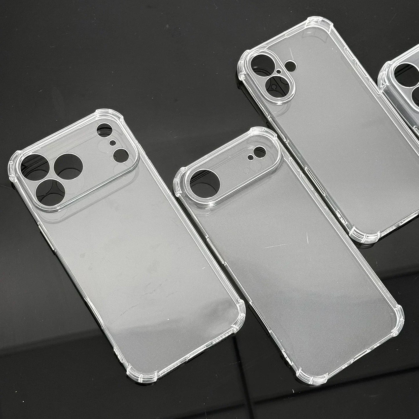 17Pro Shockproof Phone Cases Transparent Corner Protectors Phone Cover for IPhone 17/17 Air/17 Pro/17 ProMax Anti-scratch Case