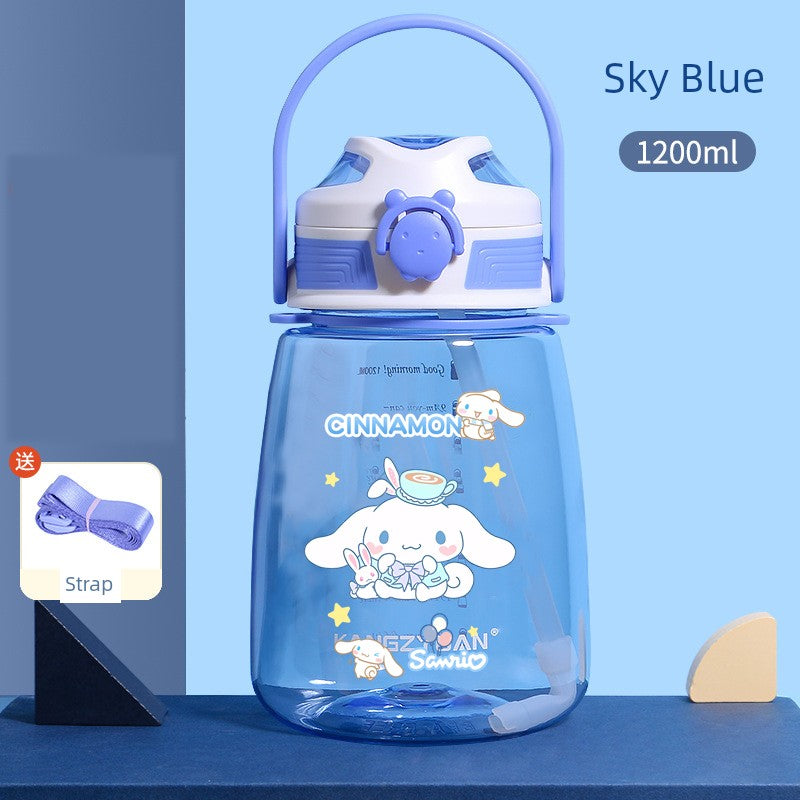 Melody Ins Super Cute Kids Plastic Korean Water Cup