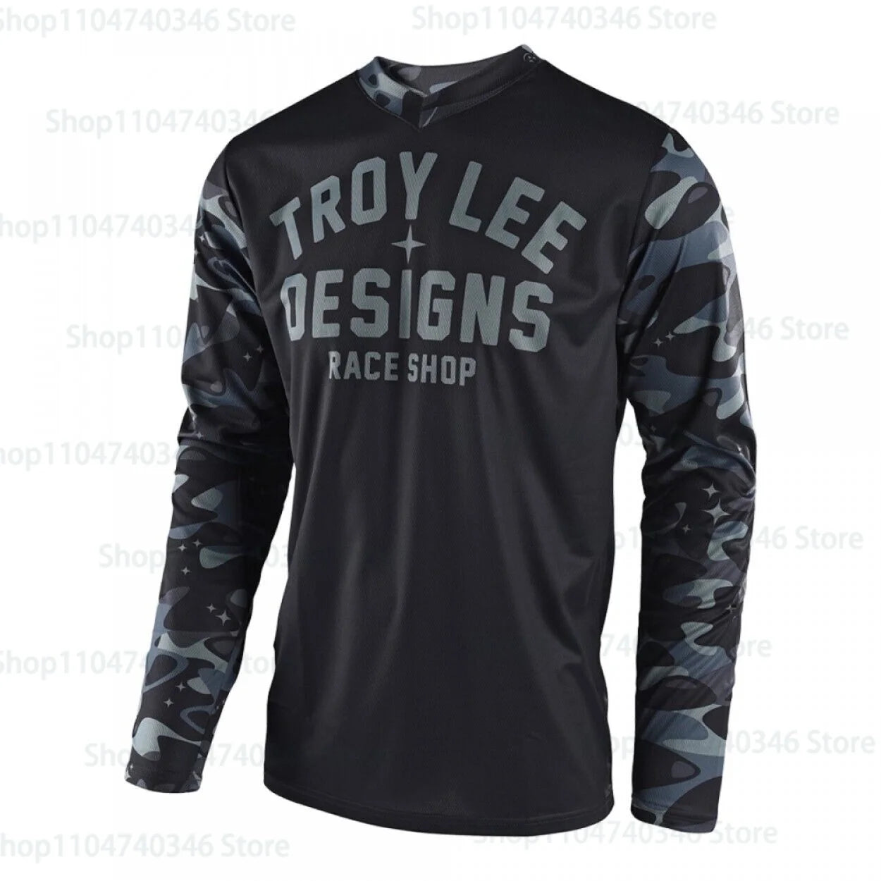 Men's Motorcycle Sportswear Printed BMX Bicycle Shirt DH Downhill Endurance T-shirt Mountain Bike Outdoor Sportswear Top