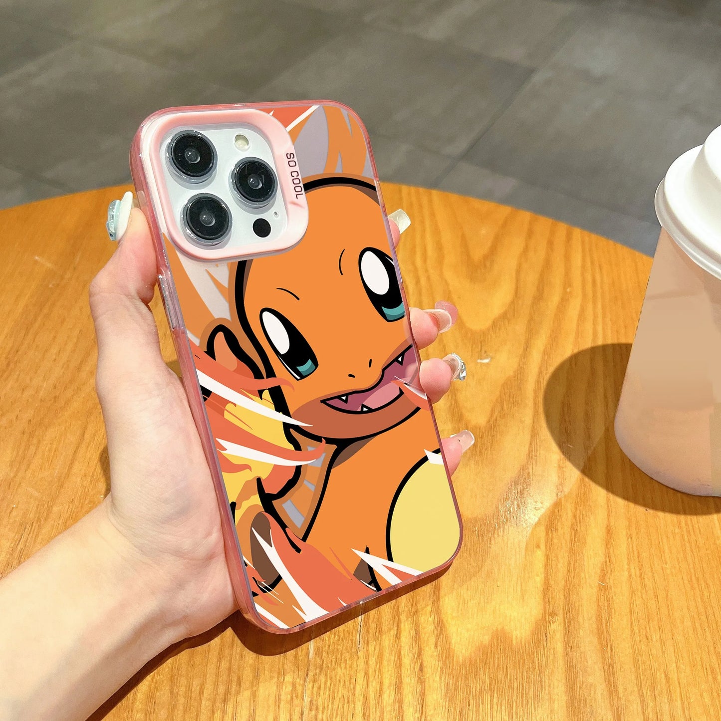 Anime Pokemons Gengars Pikachus Phone Case For iPhone 16 15 14 13 12 11 Pro Max X XR XSMAX 8 7 Plus Candy Matte Shockproof Cover