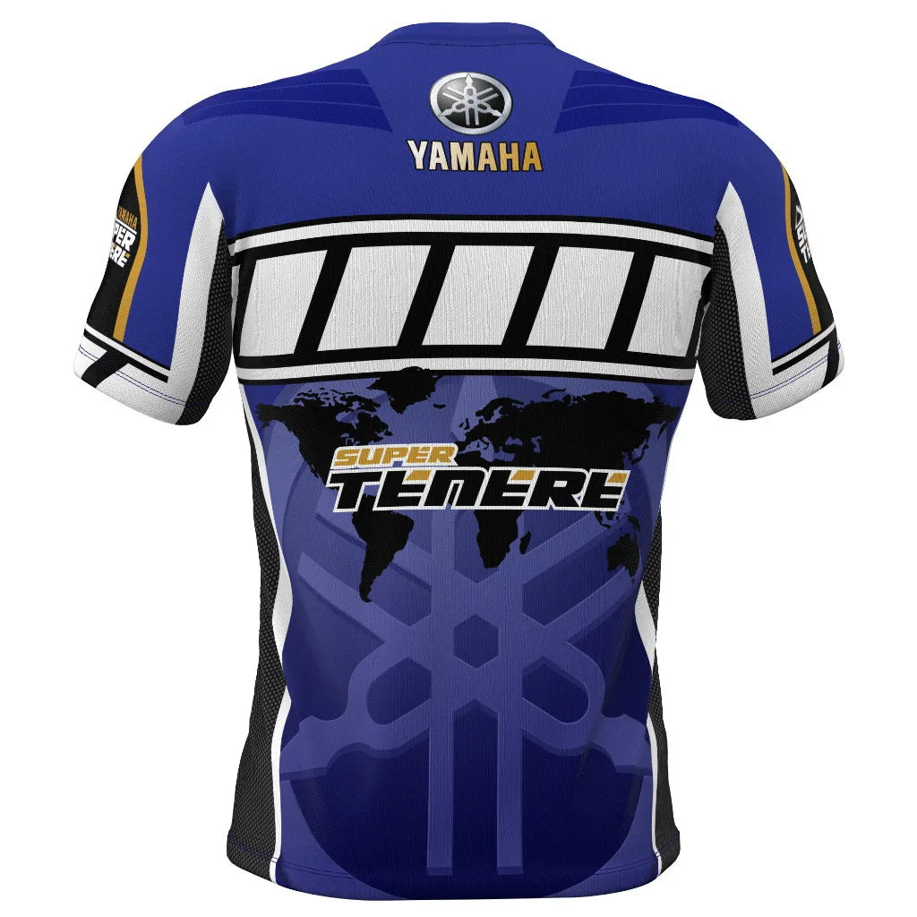 Yamaha New Street Cycling Short Sleeved T-Shirt Men's Motogp Racing Cycling Suit Summer Loose Breathable Quick Drying Shirt