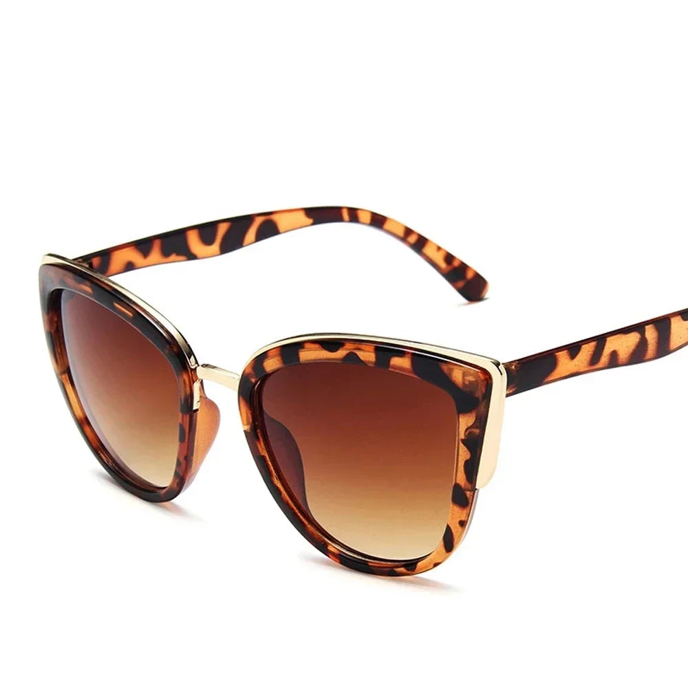 Retro Cateye Sunglasses for Women Polarized Vintage Classic Eyewear UV400 Protection