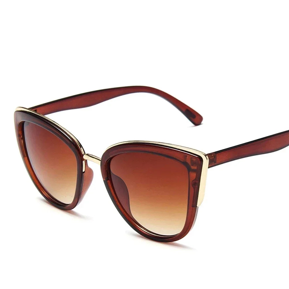Retro Cateye Sunglasses for Women Polarized Vintage Classic Eyewear UV400 Protection