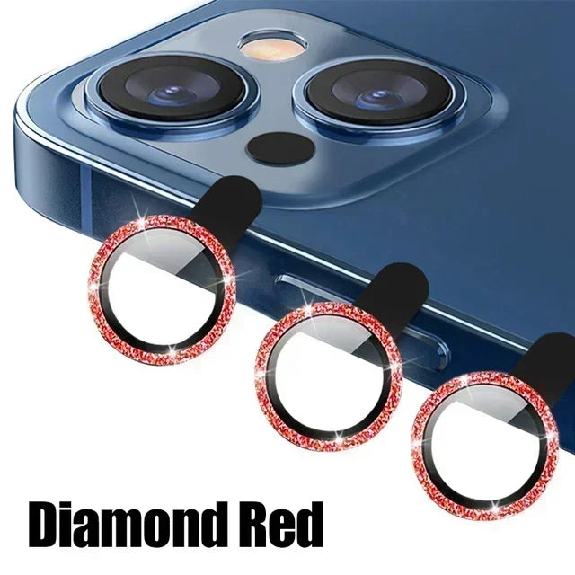 3Pcs Metal Lens Protector Glass for IPhone 16 13 12 11 14 15 Pro Max Mini Back Camera Lens Protection for IPhone 14 15 16 Plus
