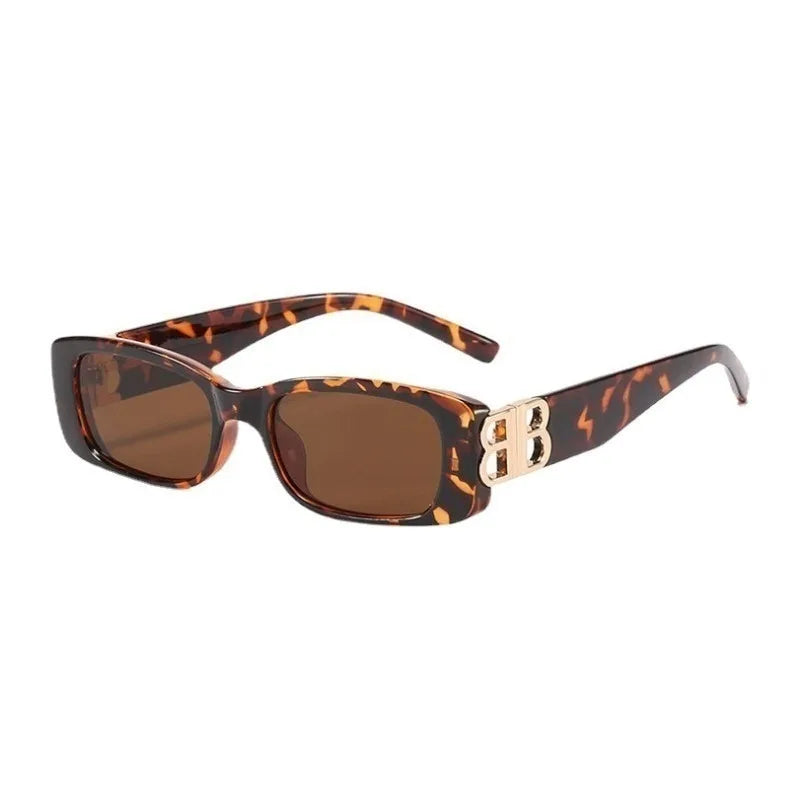 Korean Oversized Square Fashion Sunglasses for Women Sun Protection