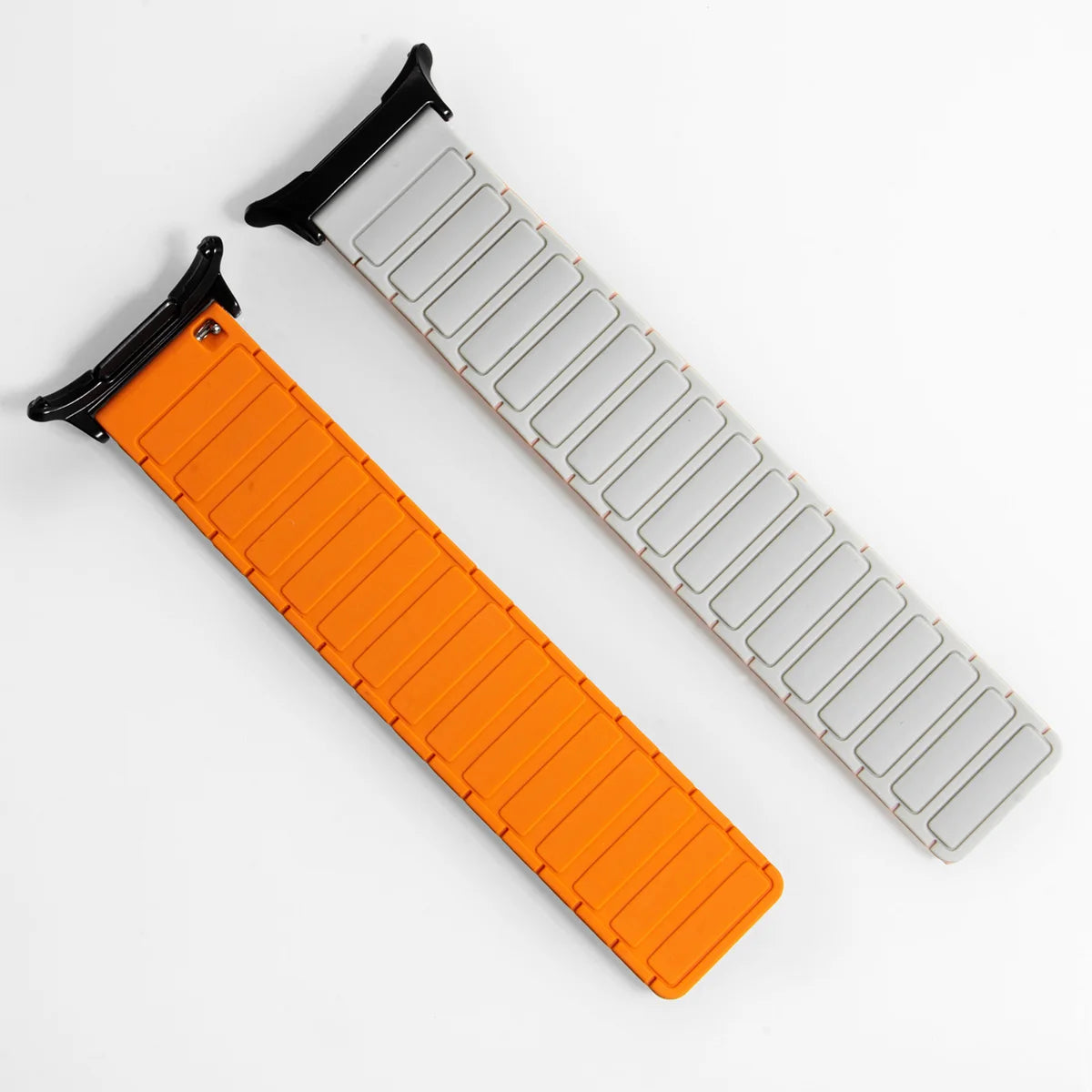 Silicone Magnetic Strap+ Adapter for Galaxy Watch 7 Ultra 47mm Loop Band Bracelet for Galaxy Watch Ultra 47MM No Gaps Quick band