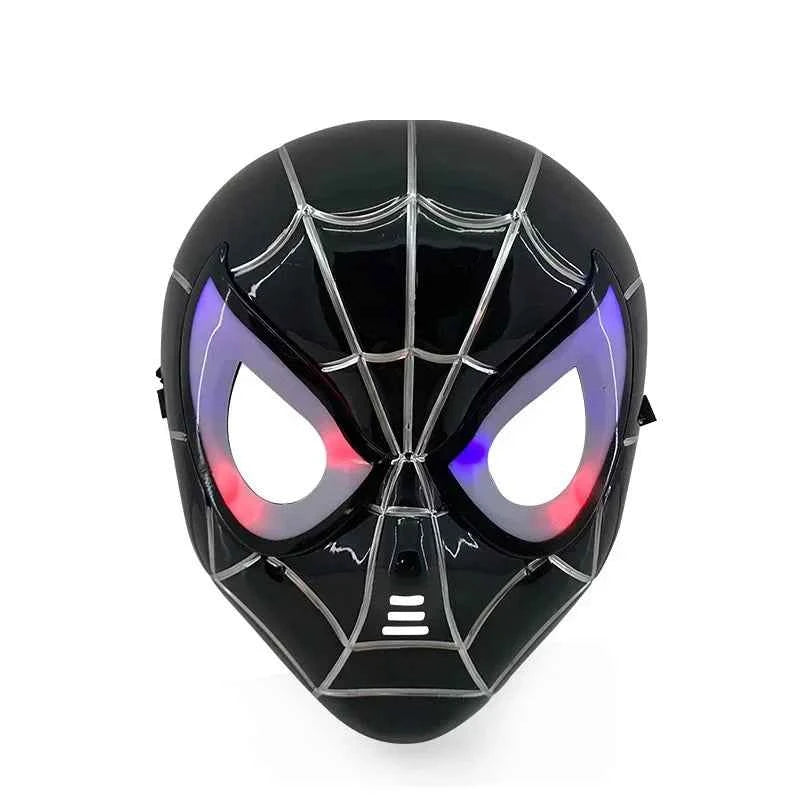 Spider-Man Spiderman Cosplay LED Mask Iron Man Hulk Mask Captain America Costume Super hero Cosplay Halloween Cosplay Party Prop
