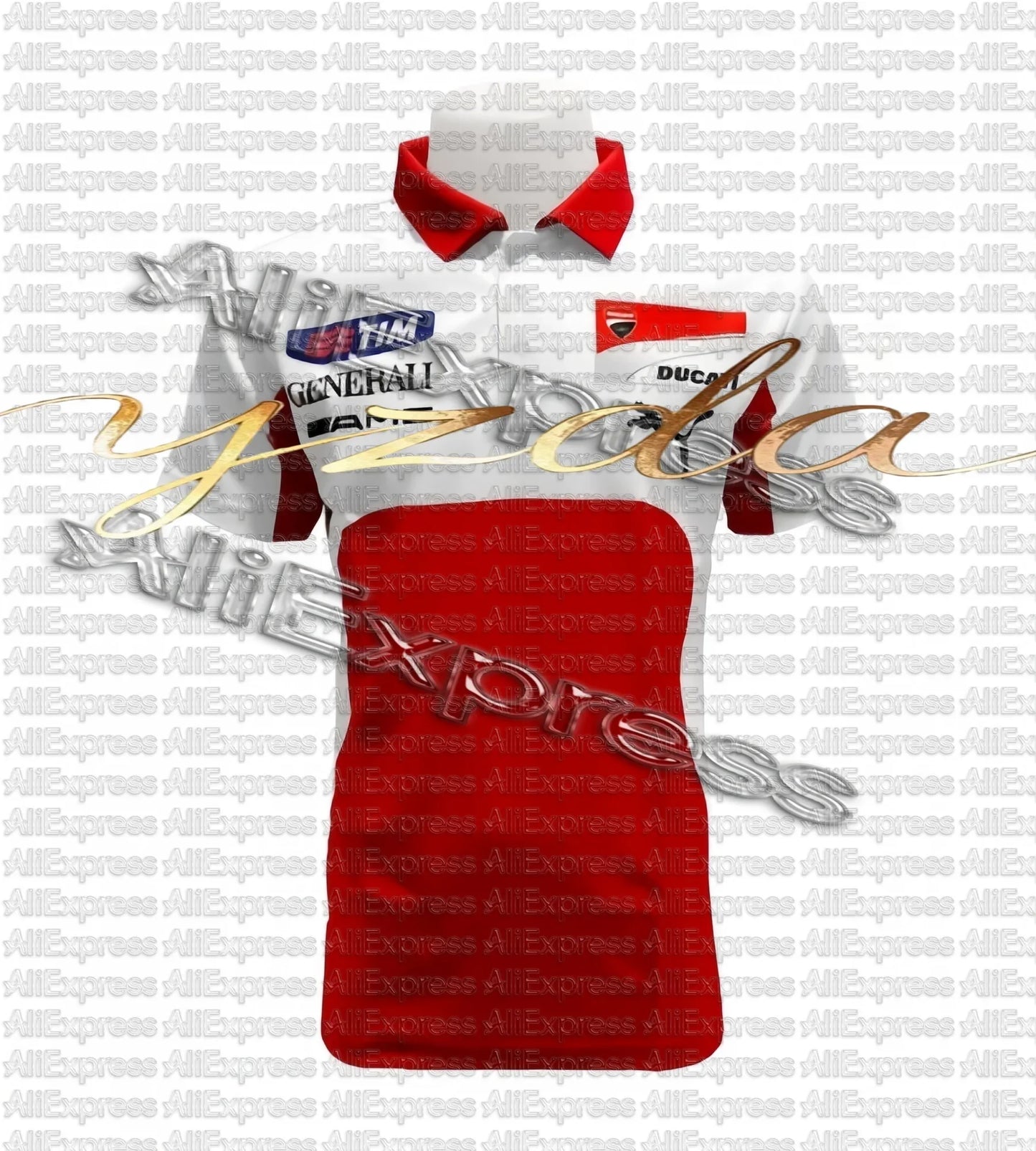 Eccstar_Suzuki_Sotogp Racing Team Polo Shirt Motorcycle Racing T-shirt Men's and Women's Outdoor Sports Leisure Speed Drying