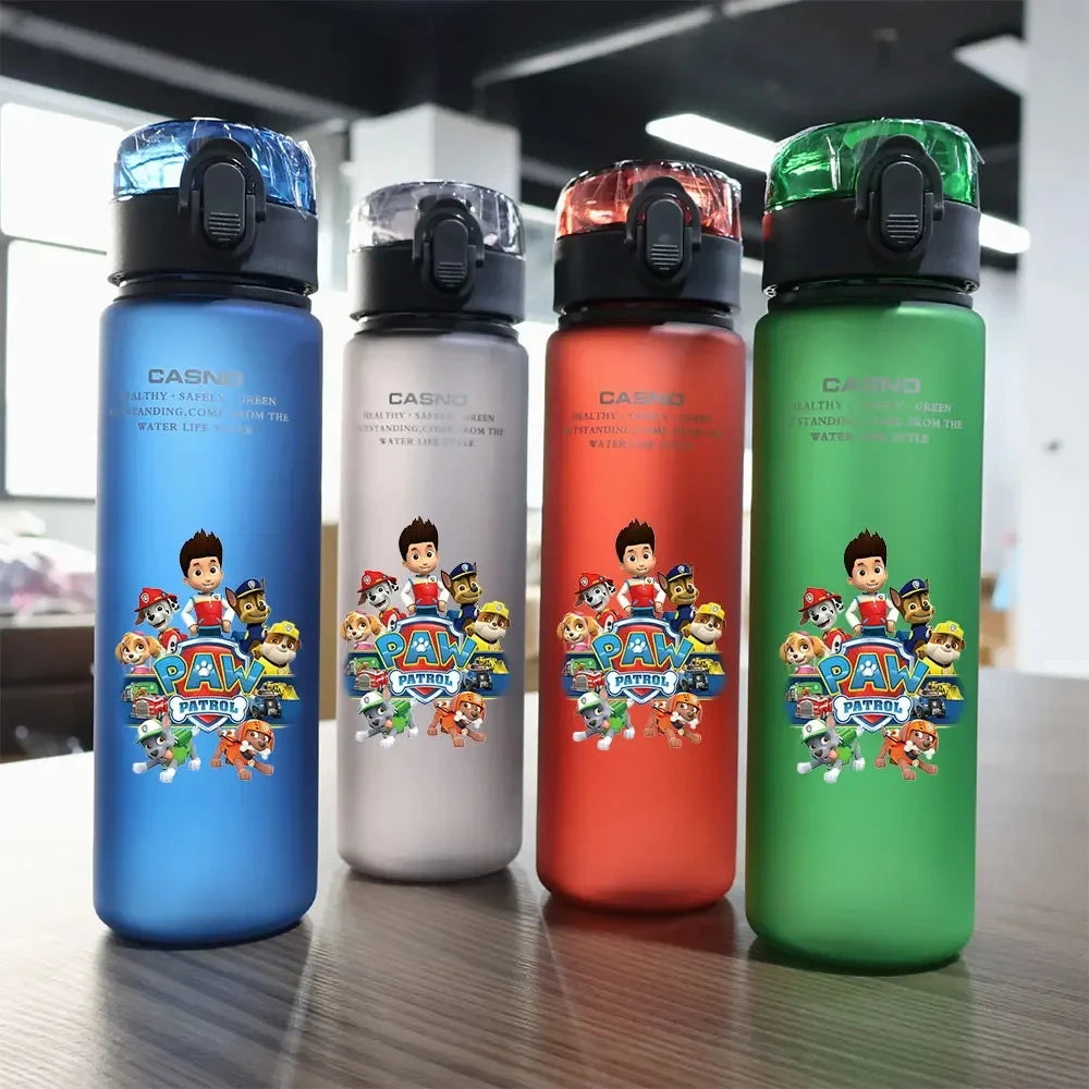PAW Patrol 560ML Water Cup Chase Marshall Outdoor Portable Children's Plastic Large Drink Bottles Student Sport Water Cup Gifts