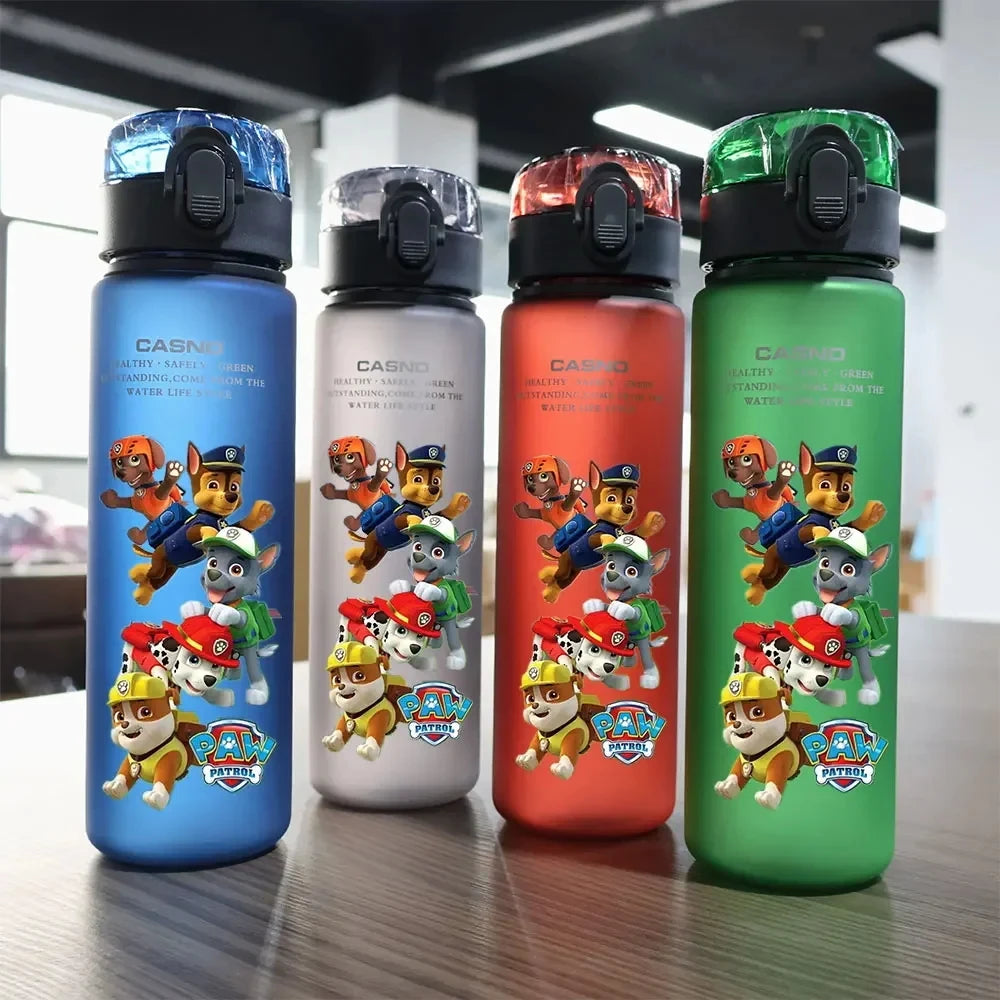 PAW Patrol 560ML Water Cup Chase Marshall Outdoor Portable Children's Plastic Large Drink Bottles Student Sport Water Cup Gifts