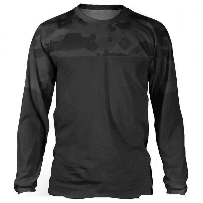 Loose Rider Men's Jersey Motocross Downhill Suit MTB Mountain Bike Breathable T-Shirt Long Sleeve Sweatshirt