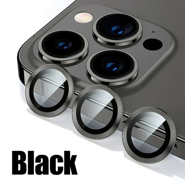 3Pcs Metal Lens Protector Glass for IPhone 16 13 12 11 14 15 Pro Max Mini Back Camera Lens Protection for IPhone 14 15 16 Plus