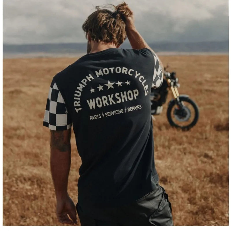 The Latest Summer Short Sleeved Motorcycle Riding Suit T-shirt Motorcycle Off-road Speed Conquer Men's Intentionally