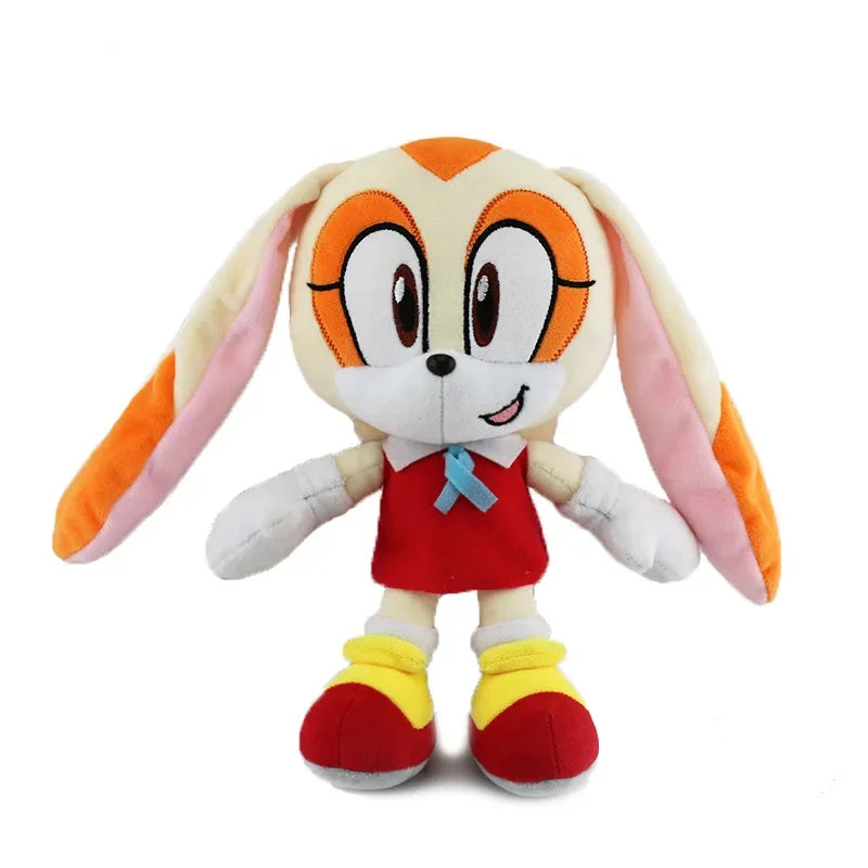 New Super Hedgehog Cream The Rabbit Shadow Dr. Eggman Tails Amy Rose Game Accessories Kawaii Plush Toy Pendant Girl Gift