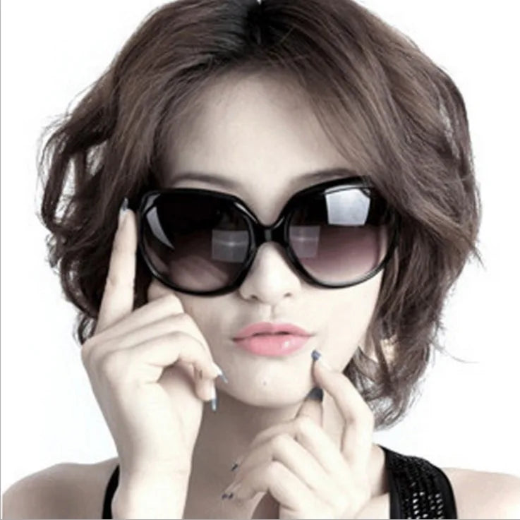 New large frame oval shape Sunglasses Women's Classic Vintage Sun Glasses Ladies Driving Retro Eyewear UV400 Oculos De Sol