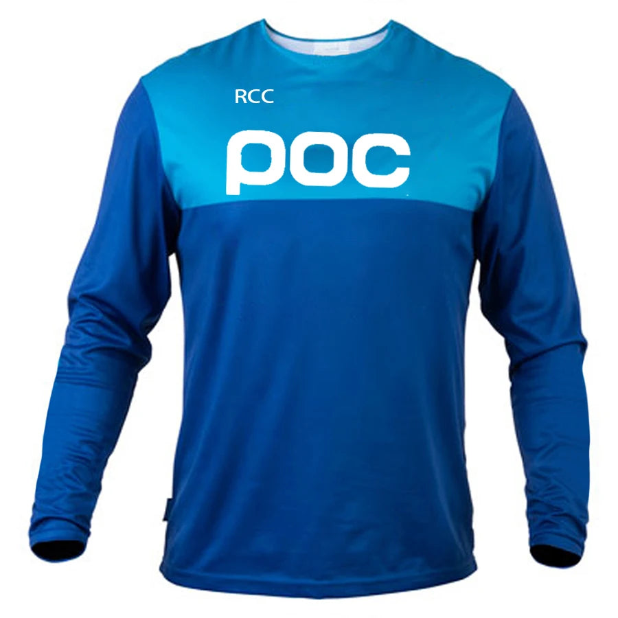 POC 2026 Men Cycling Motocross Jersey Downhil Mountain Bike DH Shirt MX Motorcycle Clothing Ropa for Boys MTB T-Shirts