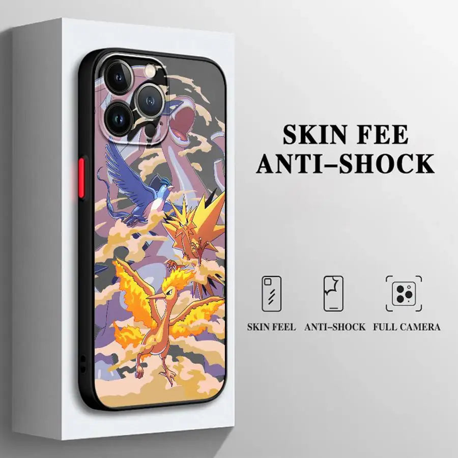 Eevee Becomes Giant Phone Case for iPhone 16 15 11 12 13 14 Pro Max 16 Plus 12 Mini 7 8 XS 15Pro Shockproof Matte Cover