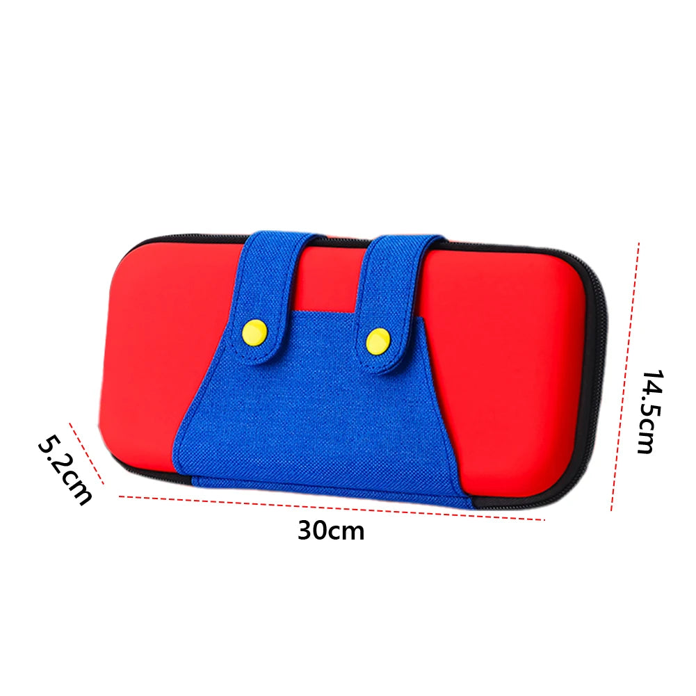 Storage Bag For Switch 2 NS Game Console Carrying Case Portable Travel Bag with 10 Game Card Slots Anti-scratch Protective Bags