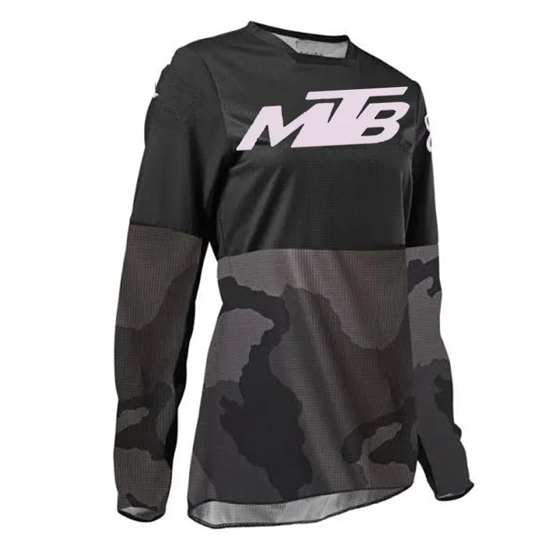 2026new WOMEN Downhill Jerseys Mountain Bike MTB Shirts Offroad DH Motorcycle Jersey Motocross Sportwear Clothing Bike spexcel
