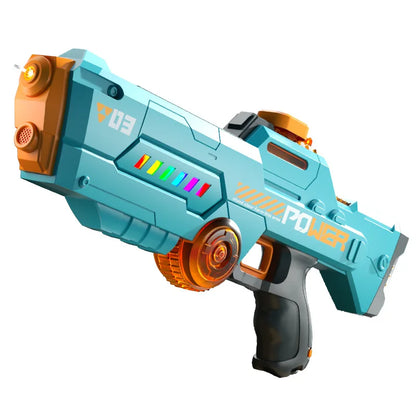 Electric Water Gun Large Capacity Squirt Gun Continuous Firing Watergun Automatic Water Absorption Pool Beach Outdoor Toy