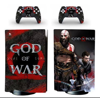 God war PS5 digital edition Skin Sticker Decal Cover for PS5 digital Console and 2 Controllers PS5 Skin Sticker