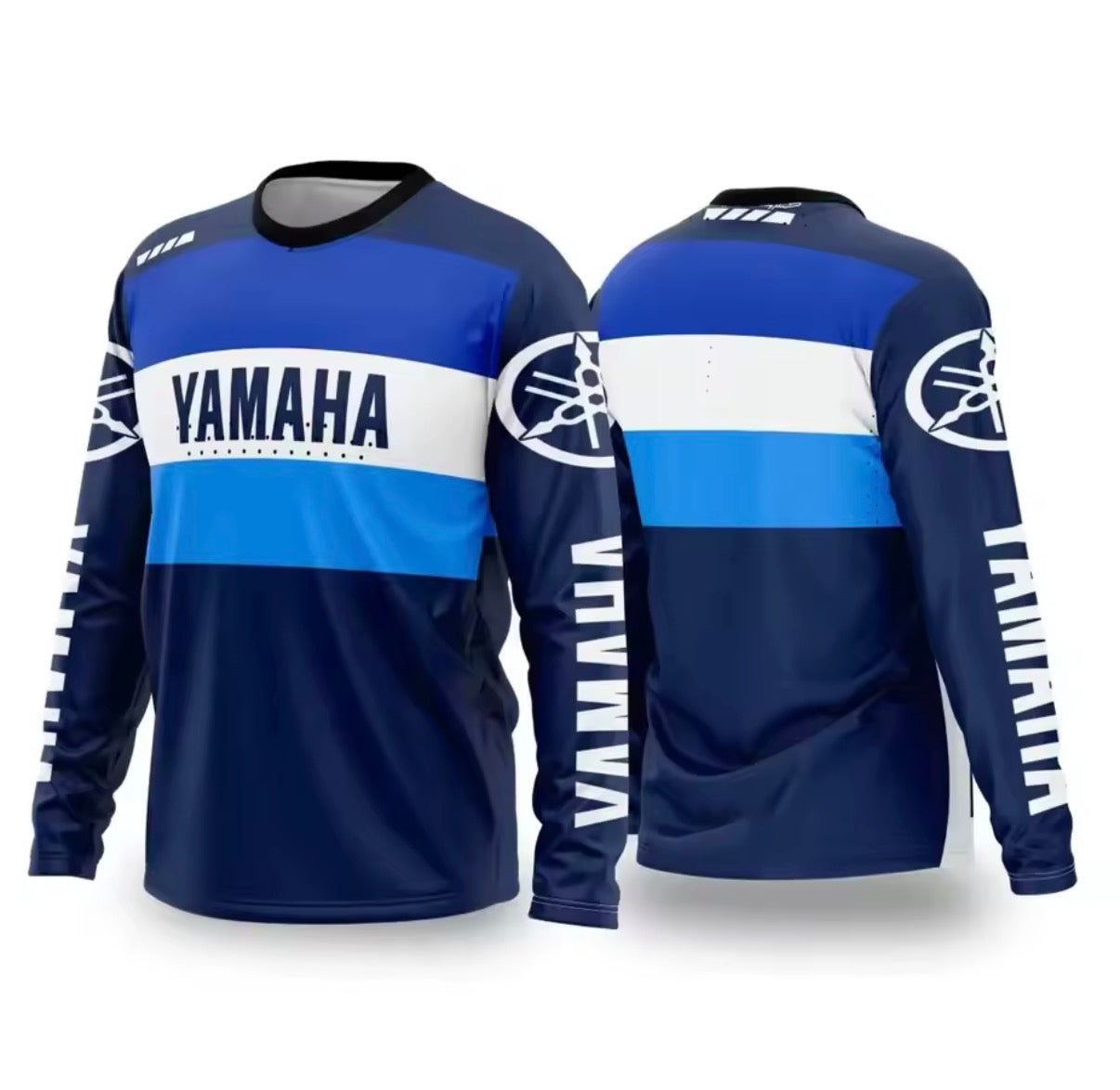 2026 New Popular Yamaha Long Sleeve T-shirt Spring and Autumn Motorcycle Fans Team Uniform Adult and Children's Same T-shirt