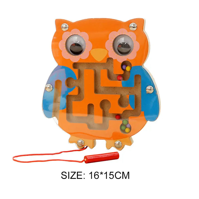 Kids Wooden Toys Intelligence Develop Montessori Toys Stacking Kids 3D Wooden Puzzle Educational Toys For Children New Year Gift