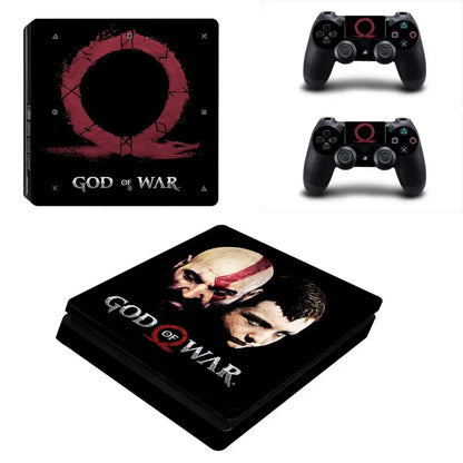 God of War PS4 Slim Skin Sticker Decals For PS4 Slim Console and Controller Skin Vinyl