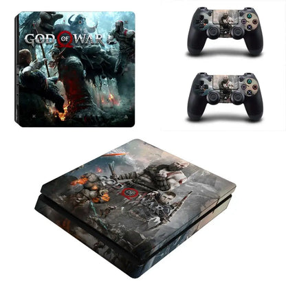 God of War PS4 Slim Skin Sticker Decals For PS4 Slim Console and Controller Skin Vinyl