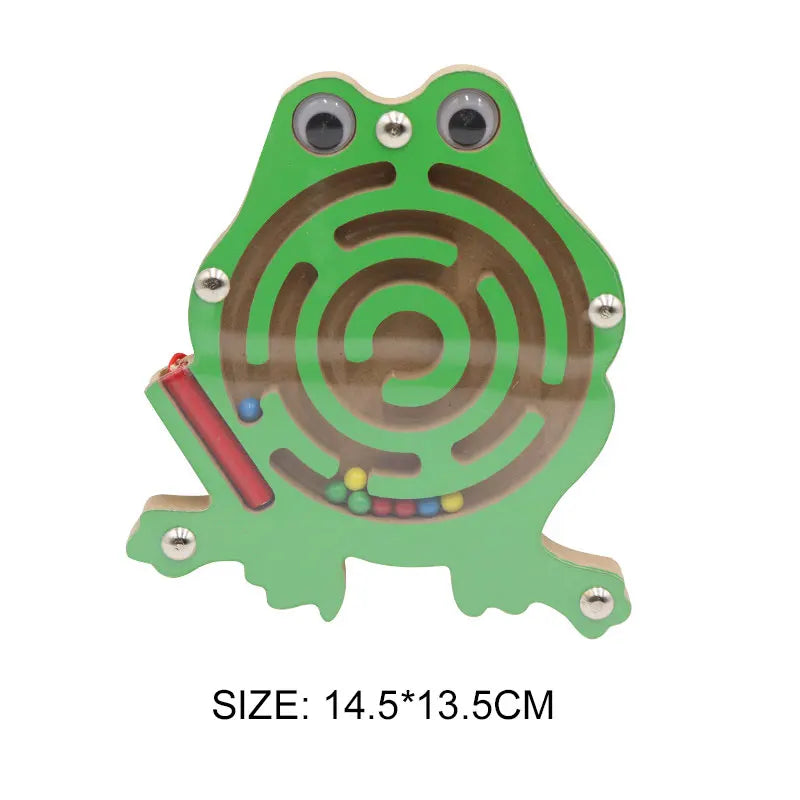 Kids Wooden Toys Intelligence Develop Montessori Toys Stacking Kids 3D Wooden Puzzle Educational Toys For Children New Year Gift