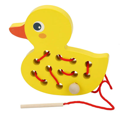 Kids Wooden Toys Intelligence Develop Montessori Toys Stacking Kids 3D Wooden Puzzle Educational Toys For Children New Year Gift